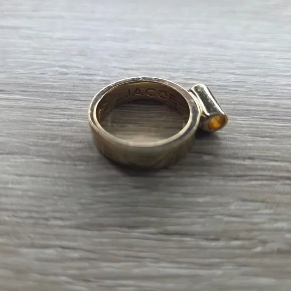 Marc by Marc Jacobs Gold Cylinder Accent Band - Picture 4 of 7